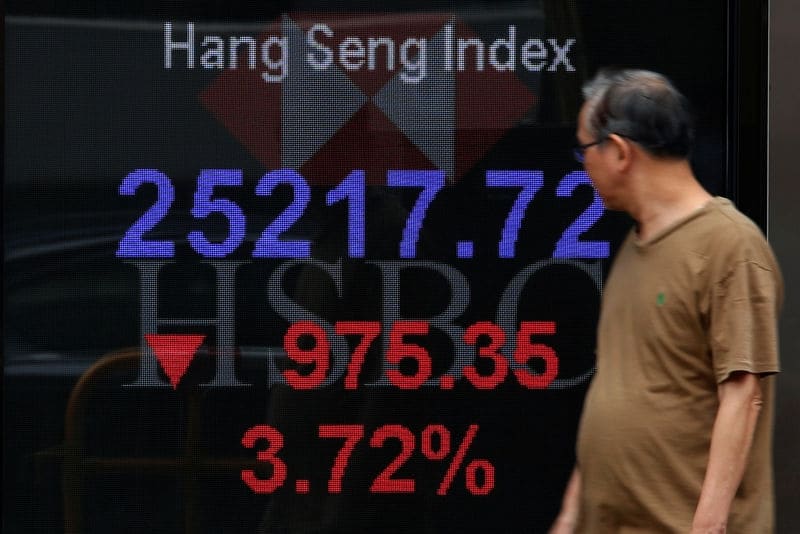 Фондовая Азия падает под натиском Трампа