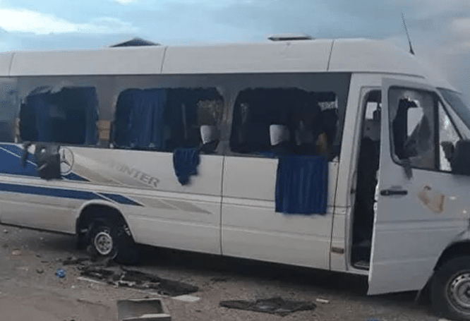 Украинские националисты обстреляли автобус под Харьковом, есть пострадавшие