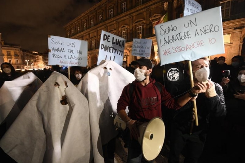 Турин, Милан ... и далее везде: в Италии протесты переросли в массовые беспорядки