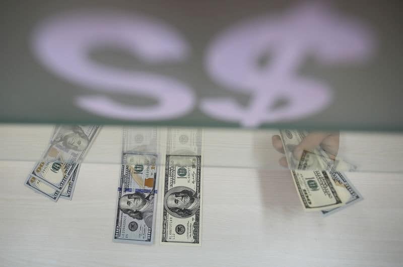 Доллар снижается по отношению к большинству основных валют
