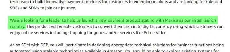 Amazon работает над проектом собственной цифровой валюты 