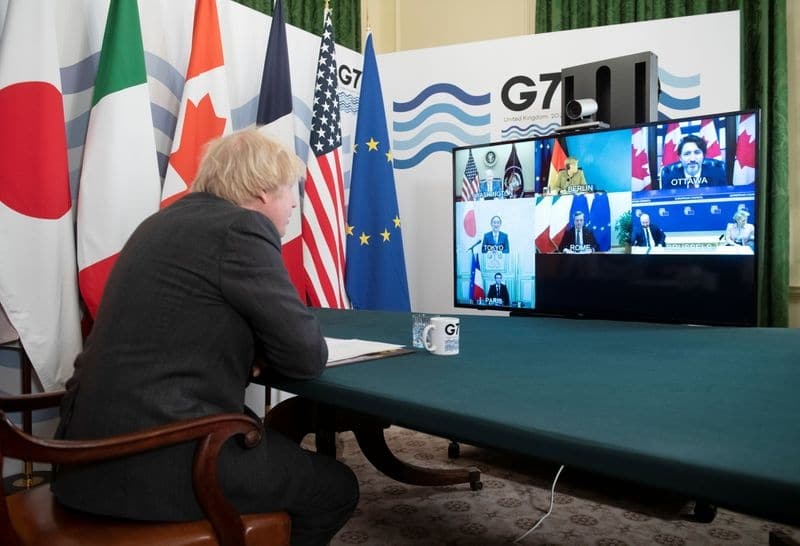 На дебютной для Байдена встрече G7 обсудила мир после пандемии, торговлю и Китай От Reuters