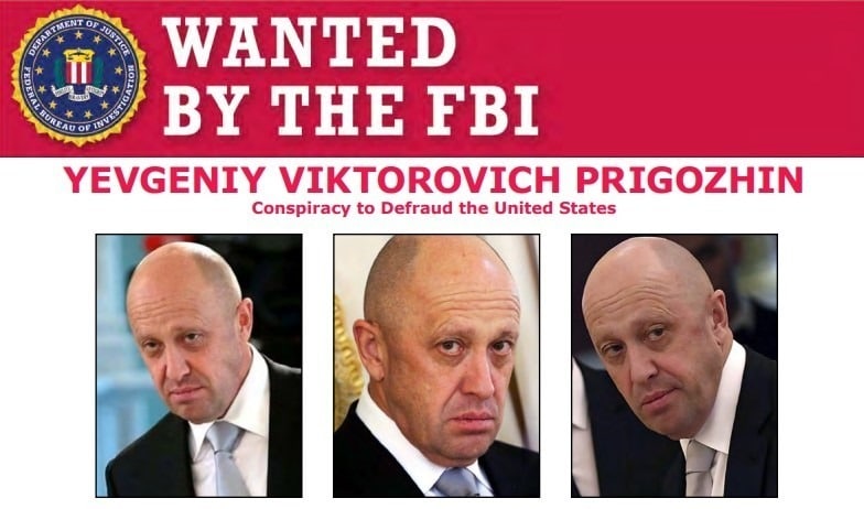 Пригожин ответил на действия ФБР, объявившего награду $250 тыс. за помощь в его аресте