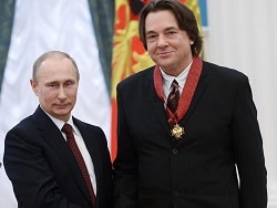 Путин наградил Эрнста орденом «За заслуги перед Отечеством»