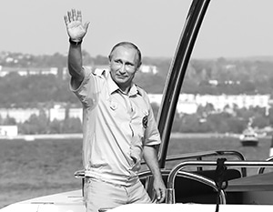 Путин поздравил крымчан с седьмой годовщиной воссоединения с Россией