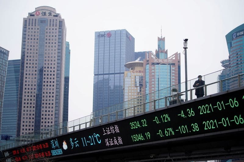 Китайские акции завершили неделю ростом благодаря оптимистичной статистике От Reuters
