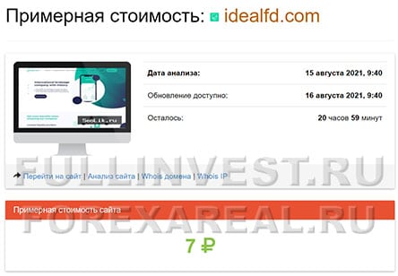 Ideal LFD-идеальный развод или заслуживает внимания? Отзывы