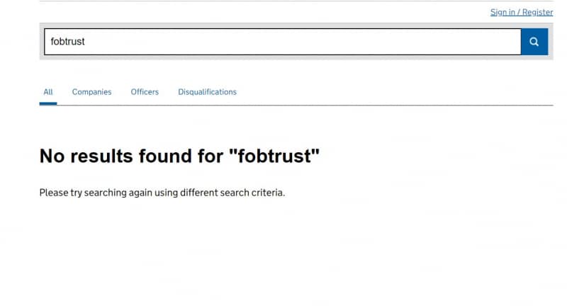 Fob Trust отзывы о брокере fobtrust.com