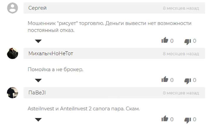 Отзывы о ASTI Invest.com — уже не работает потому что лохотрон и развод?