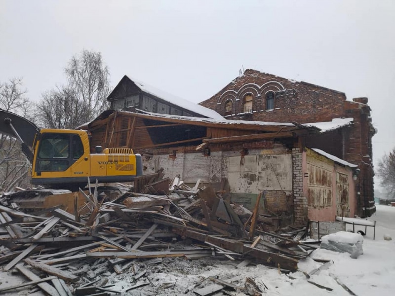 "Построю себе коттедж": в Рыбинске местный бизнесмен снёс исторический комплекс