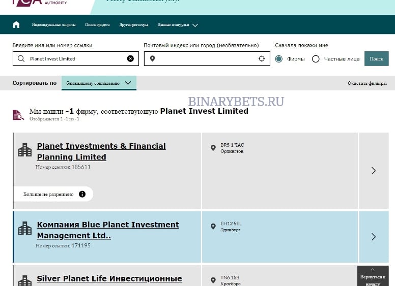 Planet Invest Limited – ЛОХОТРОН. Реальные отзывы. Проверка