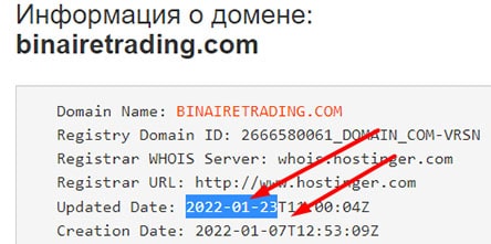 Обзор Binaire Trading. Очередной лохотрон и развод? Отзывы.