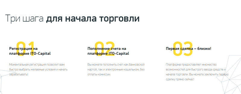 Можно ли доверять брокеру ITO-Capital: обзор торговых условий и отзывы клиентов