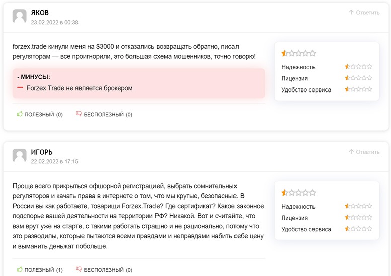 Обзор компании forzex-trade и отзывы о нём бывших клиентов. Доверять и проверять.