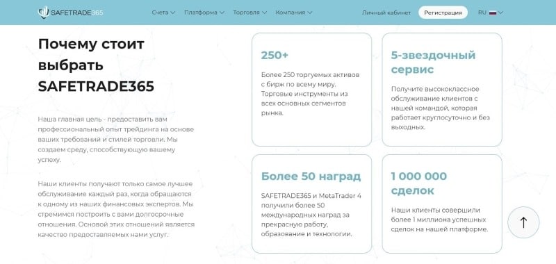 SAFETRADE365: отзывы и детальный разбор информации