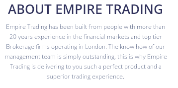 Empire Trading: обзор деятельности, отзывы о сотрудничестве