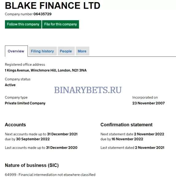 Blake Invest – ЛОХОТРОН. Реальные отзывы. Проверка