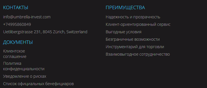 Подробный обзор инвестиционной платформы Umbrella Fund: типы счетов и отзывы клиентов