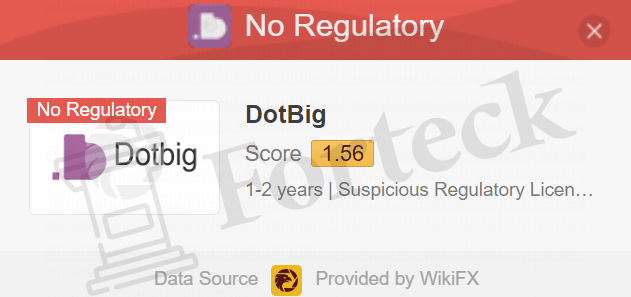DotBig – лохотрон без лицензии регулятора