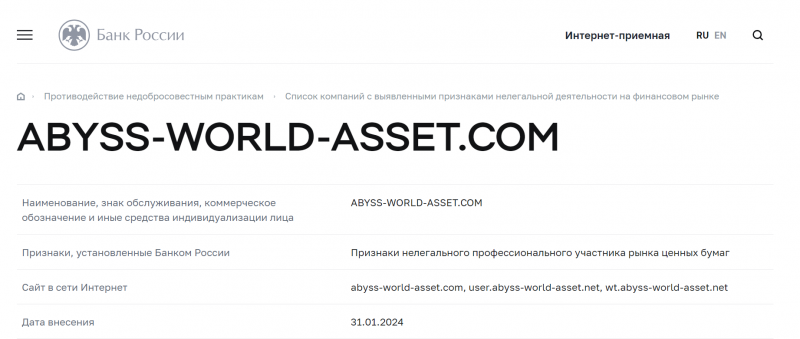 Abyss World Asset Group