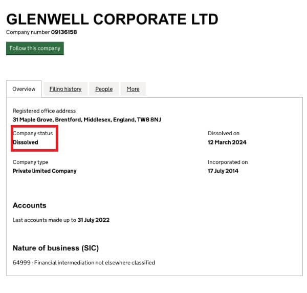 Glenwell Corporate LTD: как работает брокер в 2024 году, отзывы трейдеров. Как вернуть деньги?