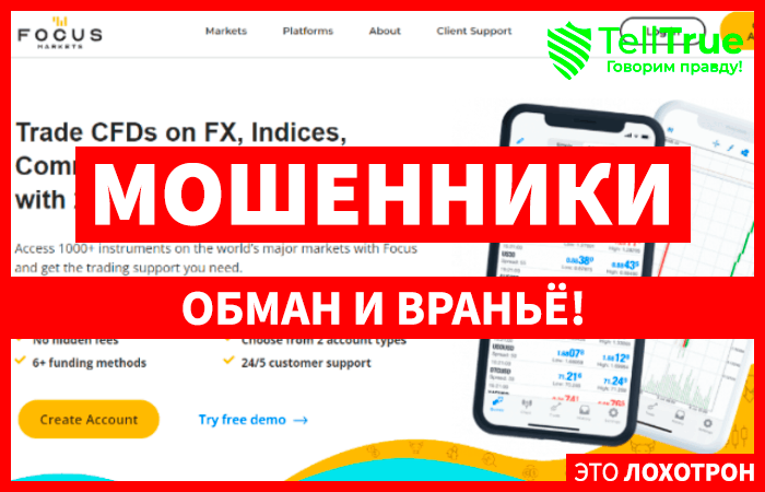 Focus Markets (focusmarkets.net): обзор и отзывы