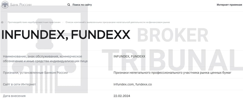 
                Fundexx — лохоброкер, ворующий депозиты клиентов
            