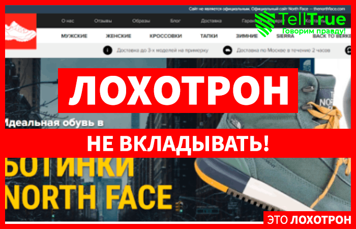 north-face.ru (north-face.ru): обзор и отзывы