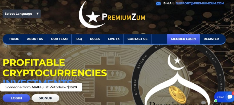 Остерегаемся. Premiumzum (premiumzum.com) — премиум развод неопытных трейдеров. Как разводят на проекте. Отзывы