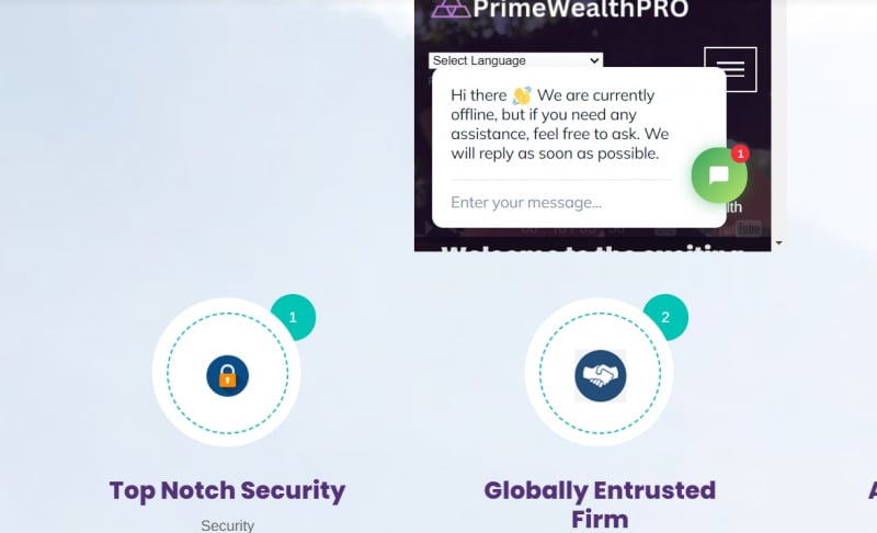 Остерегаемся. Опасный брокер primewealthpro.com — скорее всего лохотрон. В черном списке Центробанка РФ. Возврат денег и отзывы.