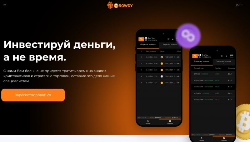 Crowdy отзывы. Фальшивый брокер?