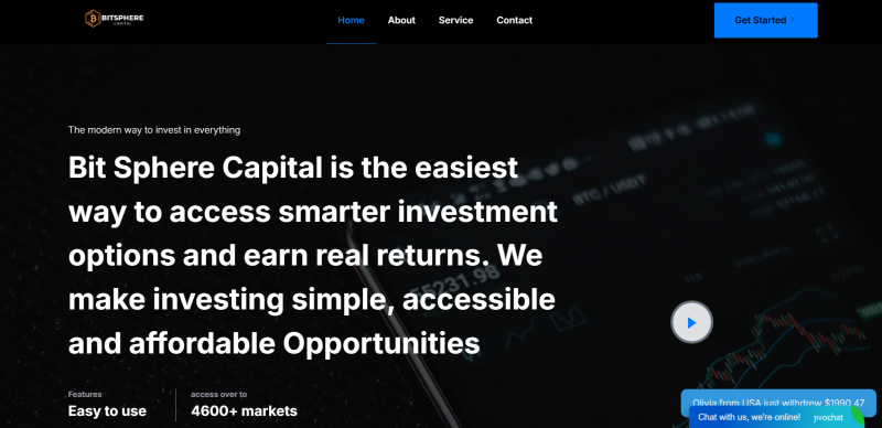 Bit Sphere Capital отзывы. Обман?